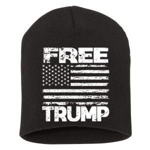 Free Trump Take America Back For President 2024 Trump 24 Usa Short Acrylic Beanie