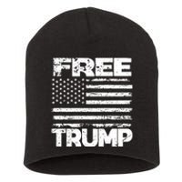 Free Trump Take America Back For President 2024 Trump 24 Usa Short Acrylic Beanie