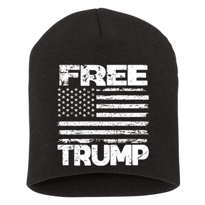 Free Trump Take America Back For President 2024 Trump 24 Usa Short Acrylic Beanie