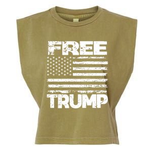 Free Trump Take America Back For President 2024 Trump 24 Usa Garment-Dyed Women's Muscle Tee