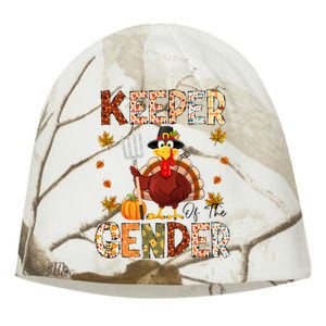 Funny Thanksgiving Turkey Gender Reveal Party Decoration Kati - Camo Knit Beanie