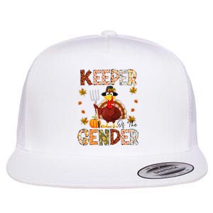 Funny Thanksgiving Turkey Gender Reveal Party Decoration Flat Bill Trucker Hat