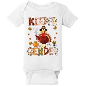 Funny Thanksgiving Turkey Gender Reveal Party Decoration Baby Bodysuit