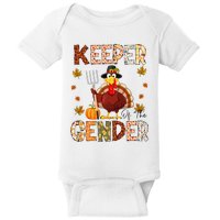 Funny Thanksgiving Turkey Gender Reveal Party Decoration Baby Bodysuit