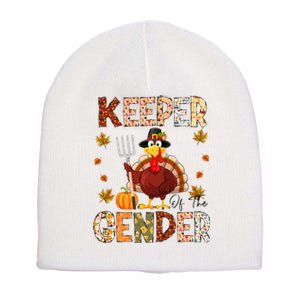 Funny Thanksgiving Turkey Gender Reveal Party Decoration Short Acrylic Beanie