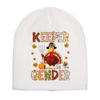 Funny Thanksgiving Turkey Gender Reveal Party Decoration Short Acrylic Beanie