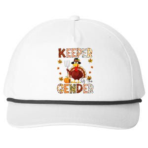 Funny Thanksgiving Turkey Gender Reveal Party Decoration Snapback Five-Panel Rope Hat