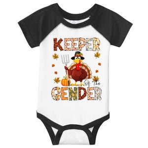 Funny Thanksgiving Turkey Gender Reveal Party Decoration Infant Baby Jersey Bodysuit