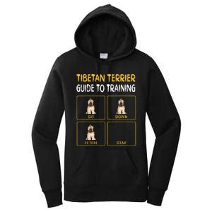 Funny Tibetan Terrier Guide To Training Dog Obedience Women's Pullover Hoodie