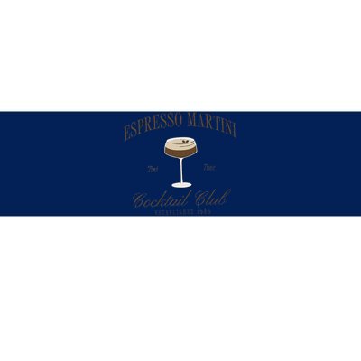 Funny Tini Time Espresso Martini Retro Cocktail And Social Club Bumper Sticker