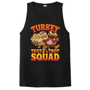 Funny Thanksgiving Turkey Running Trot Squad Gift PosiCharge Competitor Tank