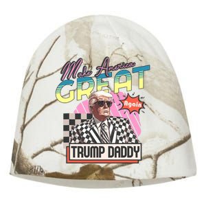 Funny Trump Take America Back DaddyS Home Trump Pink 2024 Kati - Camo Knit Beanie