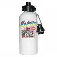 Funny Trump Take America Back DaddyS Home Trump Pink 2024 Aluminum Water Bottle