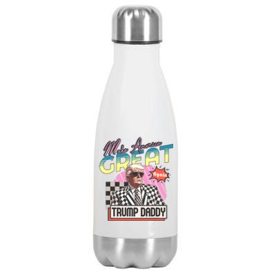 Funny Trump Take America Back DaddyS Home Trump Pink 2024 Stainless Steel Insulated Water Bottle