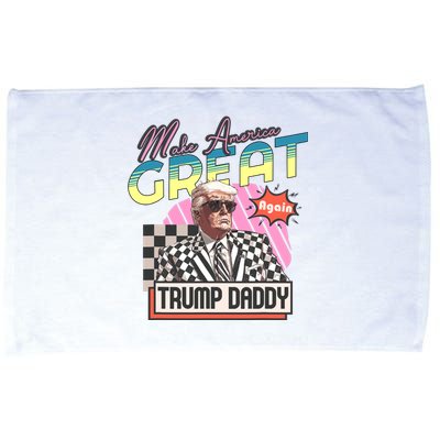 Funny Trump Take America Back DaddyS Home Trump Pink 2024 Microfiber Hand Towel