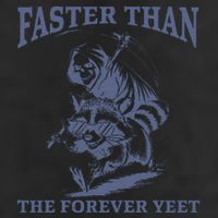 Faster Than The Forever Yeet Run Away Faster Funny Saying Gift 25L Jumbo Tote