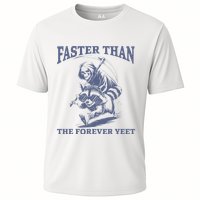 Faster Than The Forever Yeet Run Away Faster Funny Saying Gift Performance Shirt