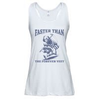 Faster Than The Forever Yeet Run Away Faster Funny Saying Gift Ladies Essential Flowy Tank