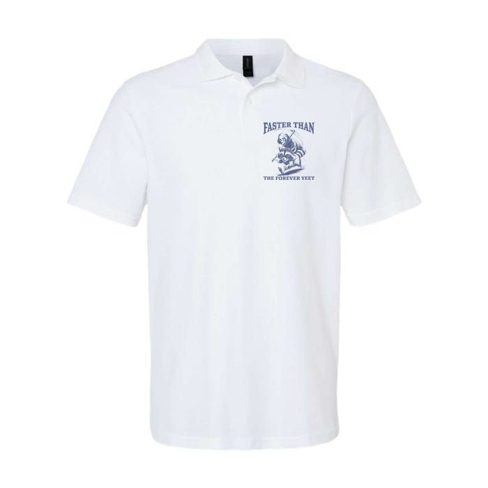Faster Than The Forever Yeet Run Away Faster Funny Saying Gift Polo