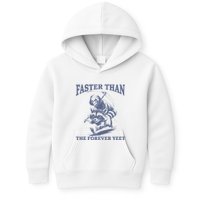 Faster Than The Forever Yeet Run Away Faster Funny Saying Gift Kids Hoodie