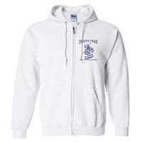 Faster Than The Forever Yeet Run Away Faster Funny Saying Gift Full Zip Hoodie