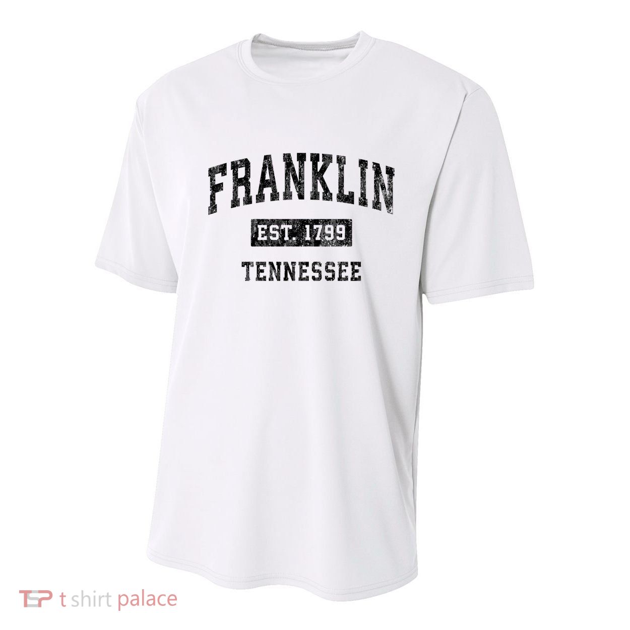 Franklin Tennessee TN Vintage Sports  Print Youth Performance Sprint T-Shirt