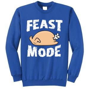 Funny Thanksgiving Turkey Feast Mode Gift Sweatshirt