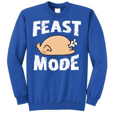 Funny Thanksgiving Turkey Feast Mode Gift Sweatshirt