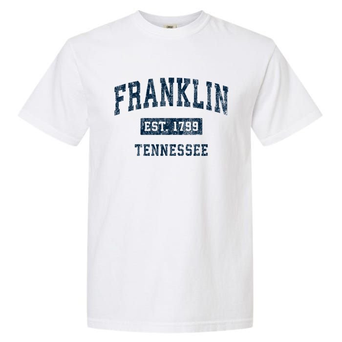 Franklin Tennessee Tn Vintage Sports Design Garment-Dyed Heavyweight T-Shirt