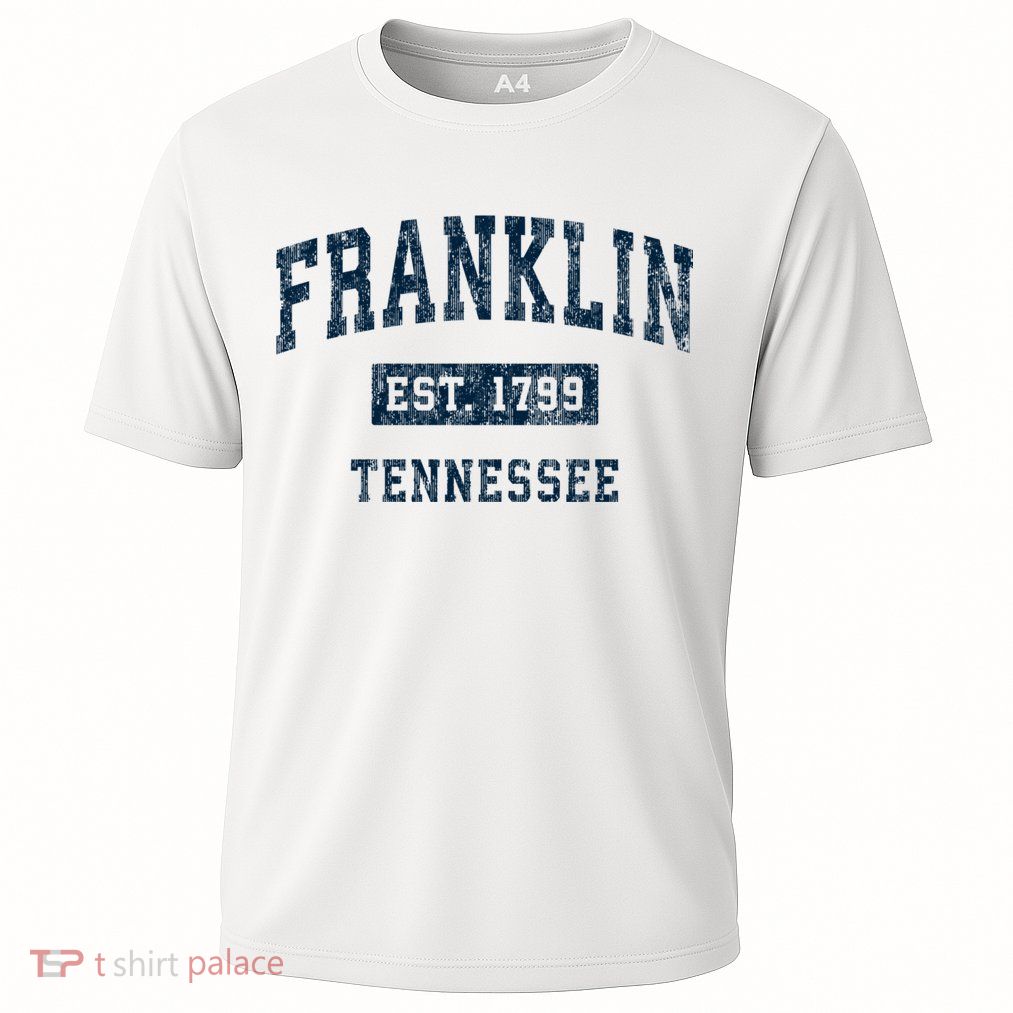 Franklin Tennessee Tn Vintage Sports Design Performance Shirt
