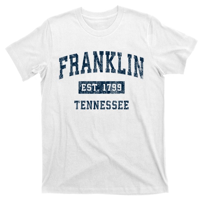 Franklin Tennessee Tn Vintage Sports Design T-Shirt