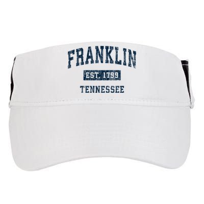 Franklin Tennessee Tn Vintage Sports Design Adult Drive Performance Visor