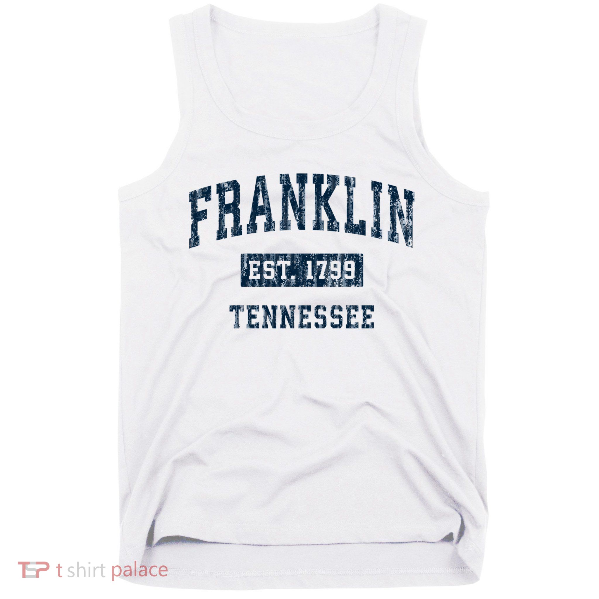 Franklin Tennessee Tn Vintage Sports Design Tank Top