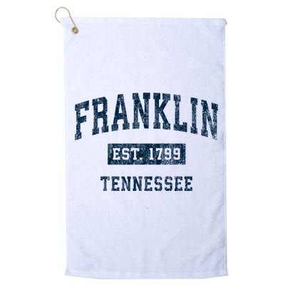 Franklin Tennessee Tn Vintage Sports Design Golf Towel
