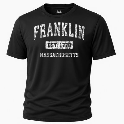 Franklin Tennessee Tn Vintage Established Sports Design Cooling Performance Crew T-Shirt