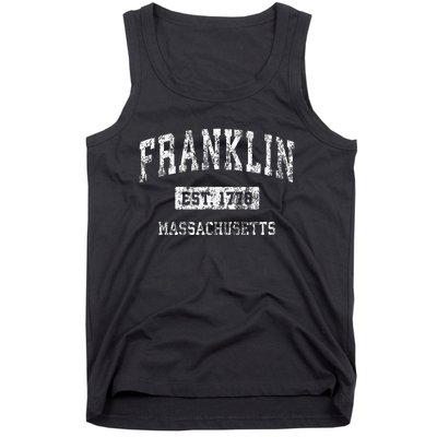 Franklin Tennessee Tn Vintage Established Sports Design Tank Top