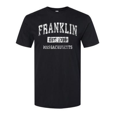 Franklin Tennessee Tn Vintage Established Sports Design Softstyle CVC T-Shirt