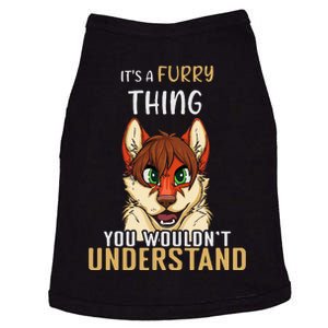 Furry Thing Understand Furry Tail Ear Furry Person Cosplay Doggie Tank