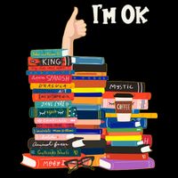 Funny Thumbs Up I'm Ok Book Lover Backpack