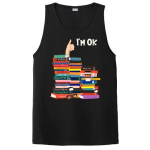 Funny Thumbs Up I'm Ok Book Lover PosiCharge Competitor Tank