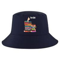 Funny Thumbs Up I'm Ok Book Lover Cool Comfort Performance Bucket Hat
