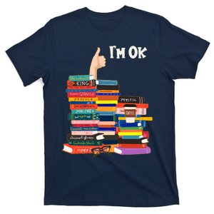 Funny Thumbs Up I'm Ok Book Lover T-Shirt