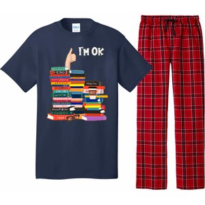 Funny Thumbs Up I'm Ok Book Lover Pajama Set