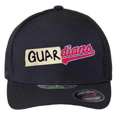 Funny Tape Up Cleveland Flexfit Unipanel Trucker Cap