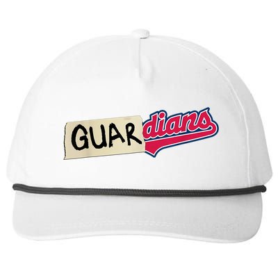 Funny Tape Up Cleveland Snapback Five-Panel Rope Hat