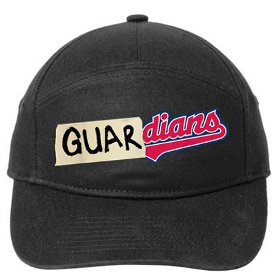 Funny Tape Up Cleveland 7-Panel Snapback Hat