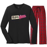 Funny Tape Up Cleveland Women's Long Sleeve Flannel Pajama Set 