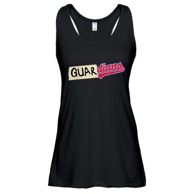 Funny Tape Up Cleveland Ladies Essential Flowy Tank