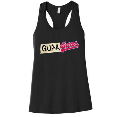 Funny Tape Up Cleveland Women's Racerback Tank