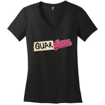 Funny Tape Up Cleveland Women's V-Neck T-Shirt